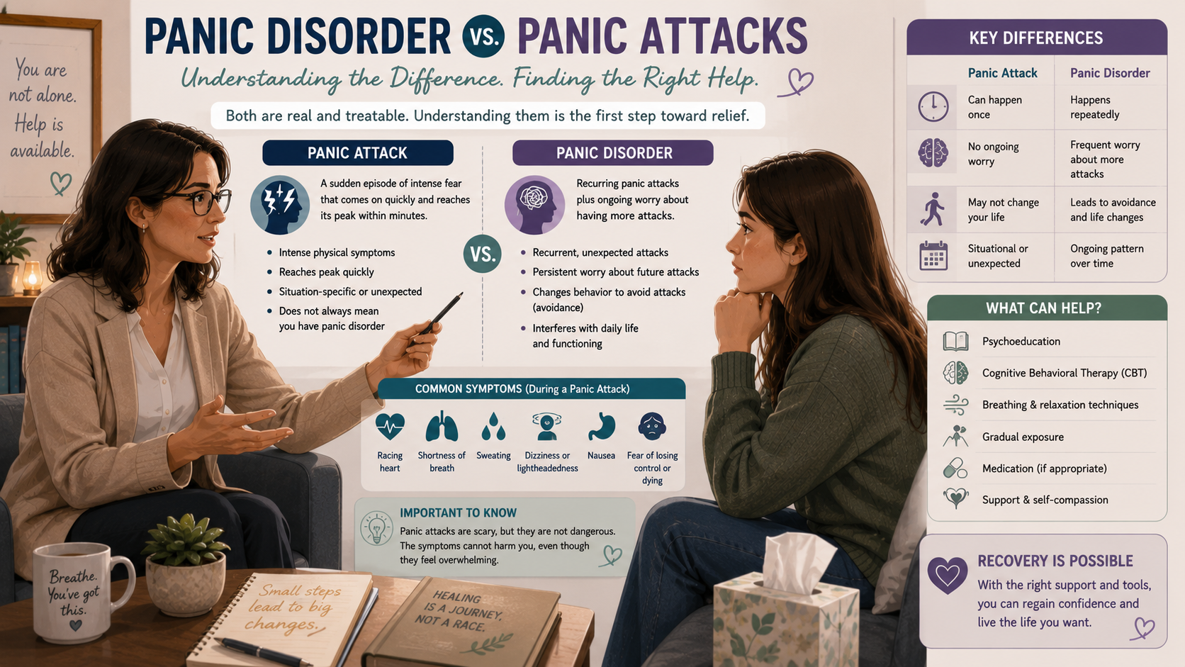 Panic Disorder vs Panic Attacks